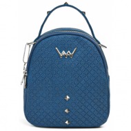 fashion backpack vuch cloren diamond blue
