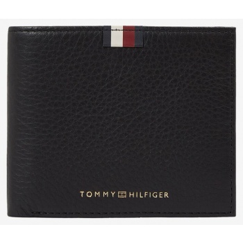 black men`s leather wallet tommy hilfiger - men σε προσφορά