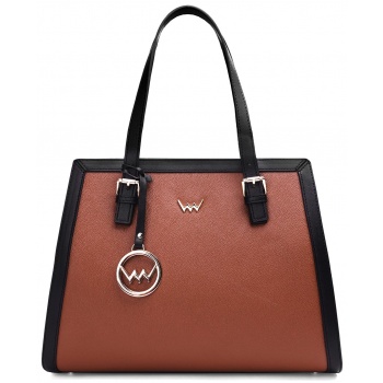 handbag vuch pritta brown σε προσφορά