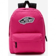 dark pink women`s backpack vans realm backpack - women
