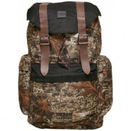 multicolored real tree camo backpack