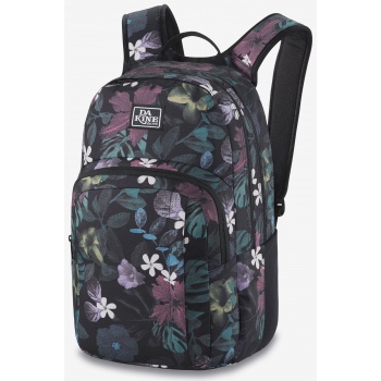 dakine campus m 25 l black flowered backpack for women 