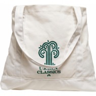canvas bag with logo in white