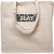 canvas bag slay oversize white