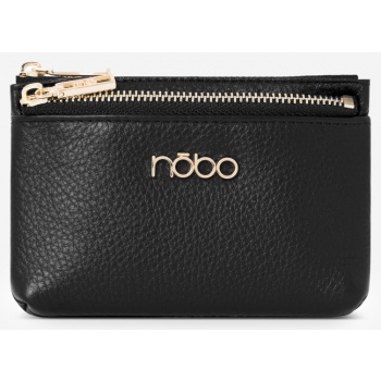 nobo women`s leather wallet black