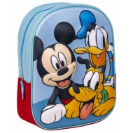 kids backpack 3d mickey