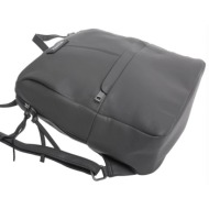 grey casual women`s backpack