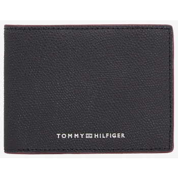 black men`s leather wallet tommy hilfiger - men σε προσφορά