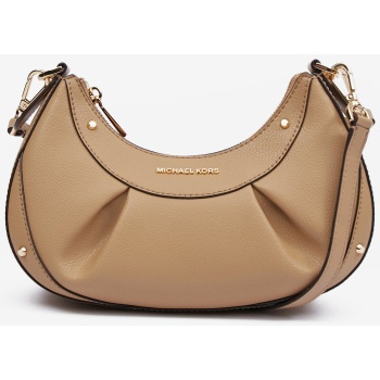 beige women`s leather crossbody handbag michael kors - women σε προσφορά