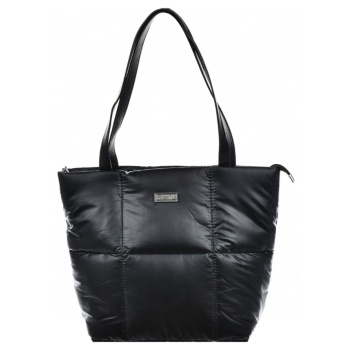 quilted handbag big star black σε προσφορά