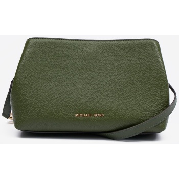 green women`s leather crossbody handbag michael kors - women σε προσφορά