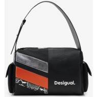 orange-black ladies handbag desigual polka habana - women