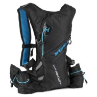 spokey sprinter sports, cycling and running backpack 5 l, blue/clear, waterproof