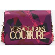 pink-purple women`s patterned handbag versace jeans couture - women