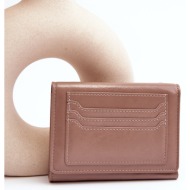 women`s wallet made of eco-leather beige joanela