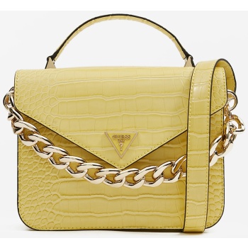 κίτρινη γυναικεία τσάντα guess retour - κυρίες σε προσφορά