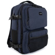 himawari unisex`s backpack tr23096-2 navy blue