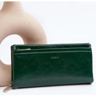 women`s wallet dark green tiborlena