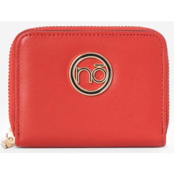 women`s natural leather wallet small nobo red σε προσφορά