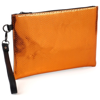 capone outfitters paris women`s clutch orange bag