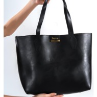 capone outfitters shoulder bag - black - plain