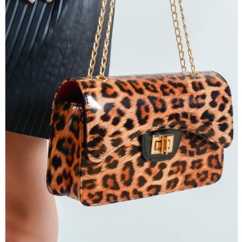 capone outfitters capone parma leopard women`s shoulder bag