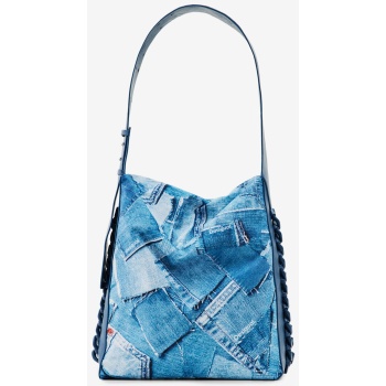 desigual forever blue estrasburgo womens patterned handbag σε προσφορά