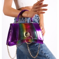 capone outfitters handbag - multicolor - plain