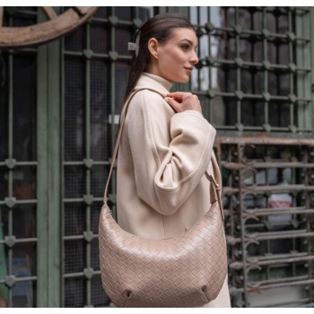 madamra women`s mink knitted patterned big bag σε προσφορά