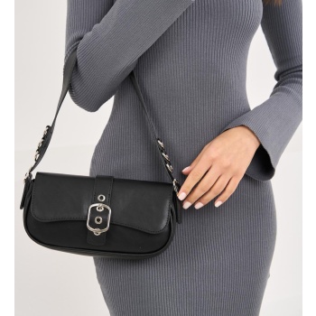 madamra black women`s buckled handbag σε προσφορά