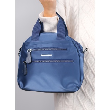luvishoes 869 navy blue satin women`s daily bag σε προσφορά