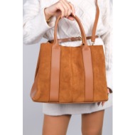 luvishoes 175 tan suede women`s handbag