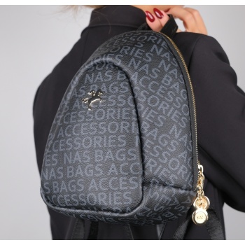 luvishoes ventur women`s black lettering backpack σε προσφορά