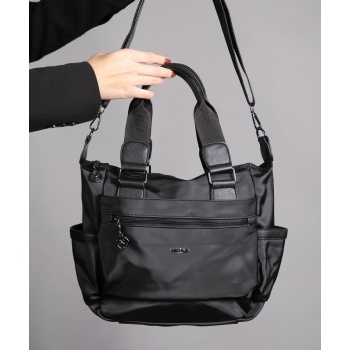 luvishoes loony black satin women`s handbag