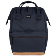 himawari unisex`s backpack tr23086-3 navy blue