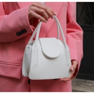 madamra white women`s covered mini city bag