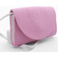 marjin women`s handmade knitted shoulder bag ceysa pink