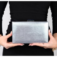 luvishoes toronto women`s silver rolled evening bag