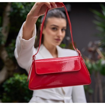 madamra red patent leather women`s alba simple design σε προσφορά
