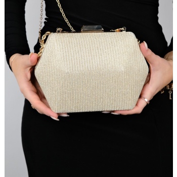 luvishoes cuarto women`s gold silvery handbag σε προσφορά