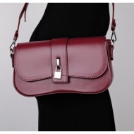 luvishoes edal women`s burgundy crossbody bag