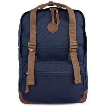 himawari unisex`s backpack tr23202-9 navy blue σε προσφορά