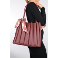 luvishoes bakel burgundy women`s shoulder bag