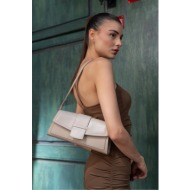 madamra lightweight mink women`s rectangle clamshell bag