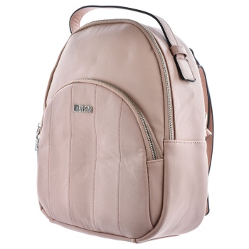 women`s leather backpack 2in1 big star ll574098 pink σε προσφορά