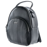 women`s leather backpack 2in1 big star ll574097 black