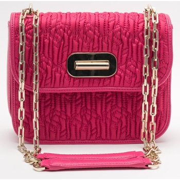 tommy hilfiger handbag - turnlock crossover quilt pink