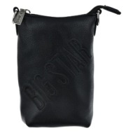 small leather handbag big star eco black