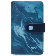vuch maeva middle marble blue wallet