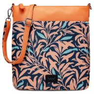 vuch mokie leaves apricot handbag